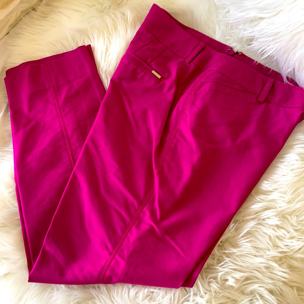 Beautiful magenta ankle pants